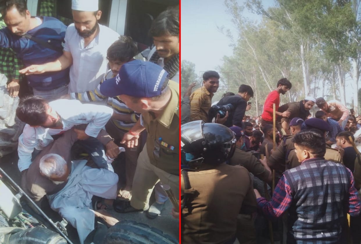 roorkee news: Mining mafia beaten villagers angry villagers blocked the highway, see photos