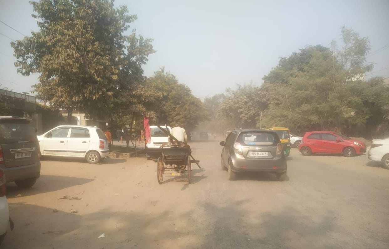 Where is the pollution department's office, the dust is flying there