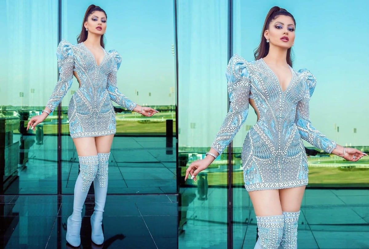 Urvashi Rautela Glass Capsule Stunt for 45 Million Followers see video