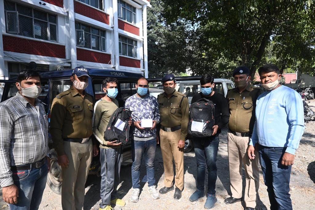 uttarakhand news: Tappebaaz gang who stole things from vehicles, six laptops recovered