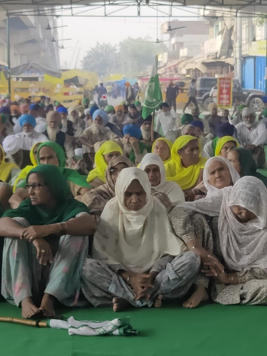 theekri border farmer protest