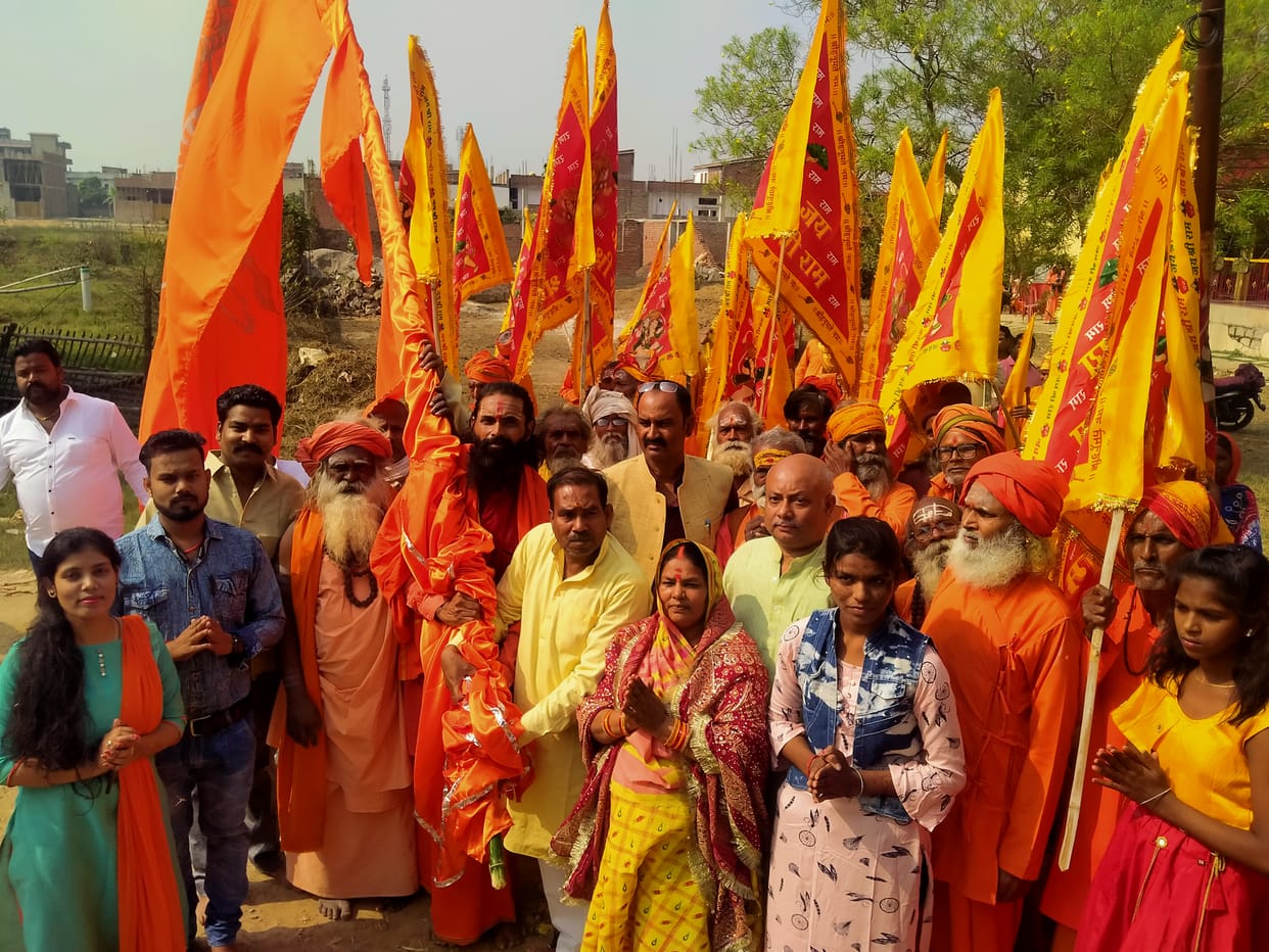 Nishan Yatra started with pomp for Rudra Mahayagya
