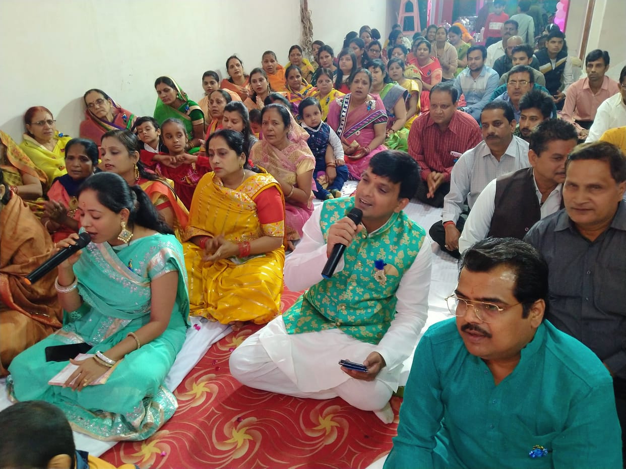 Devotees danced throughout the night in the devotion of Khatu Shyam