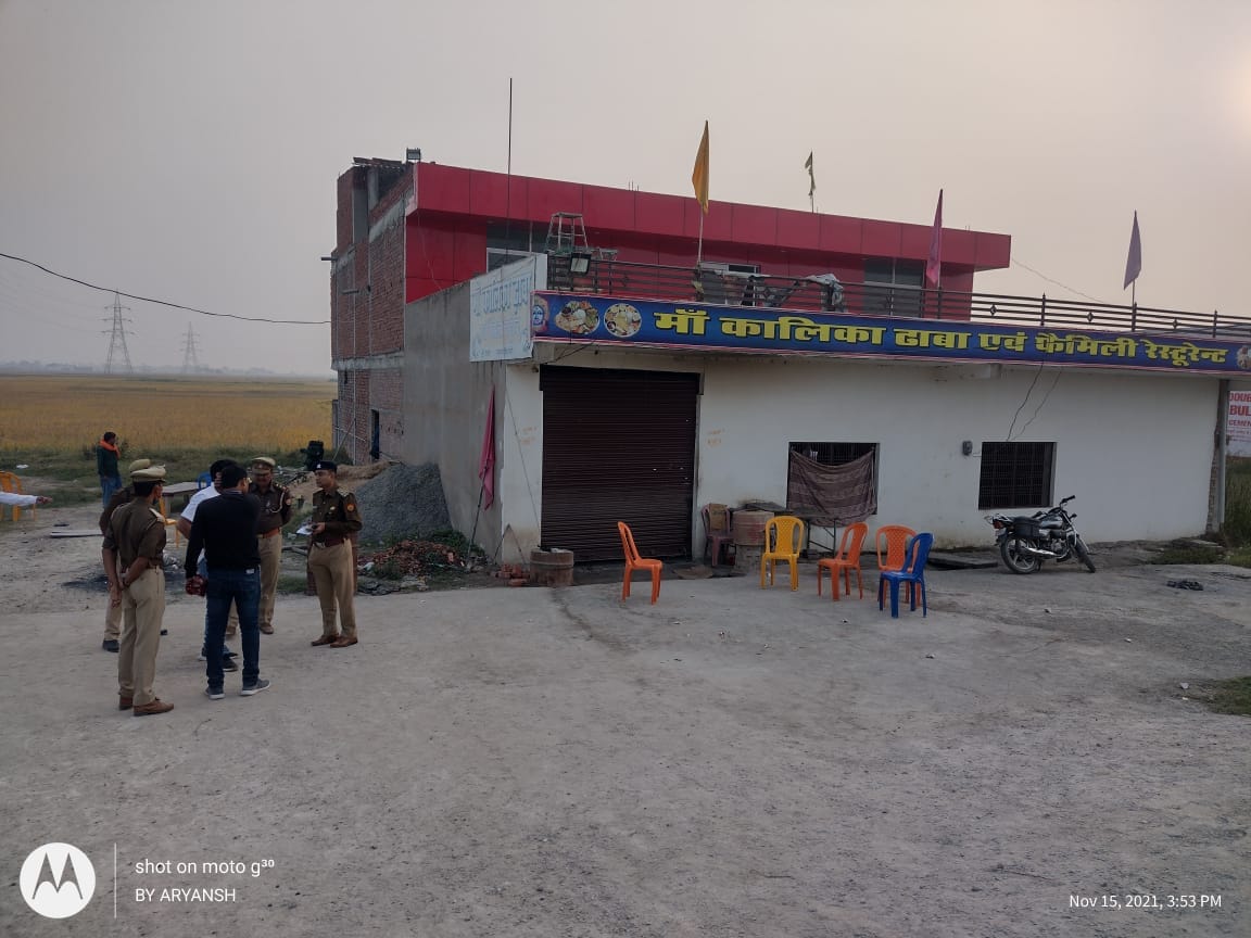 Brutal murder in Chandauli Dhaba owner killed by shovel  panic in  area due to two incidents in 72 hours
