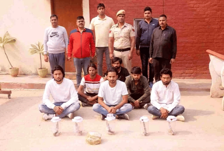 Six miscreants including the kingpin of Karma gang arrested in Narnaul