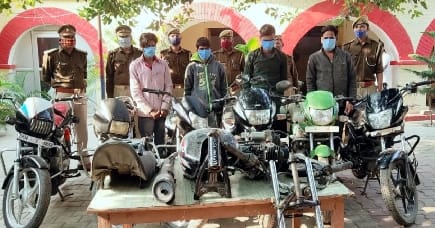 Inter-district vehicle thief gang exposed, four people arrested