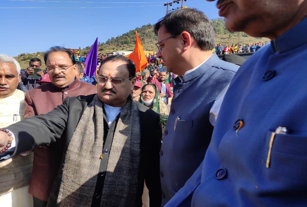 uttarakhand election 2022 news: BJP National President JP Nadda starts shaheed samman yatra