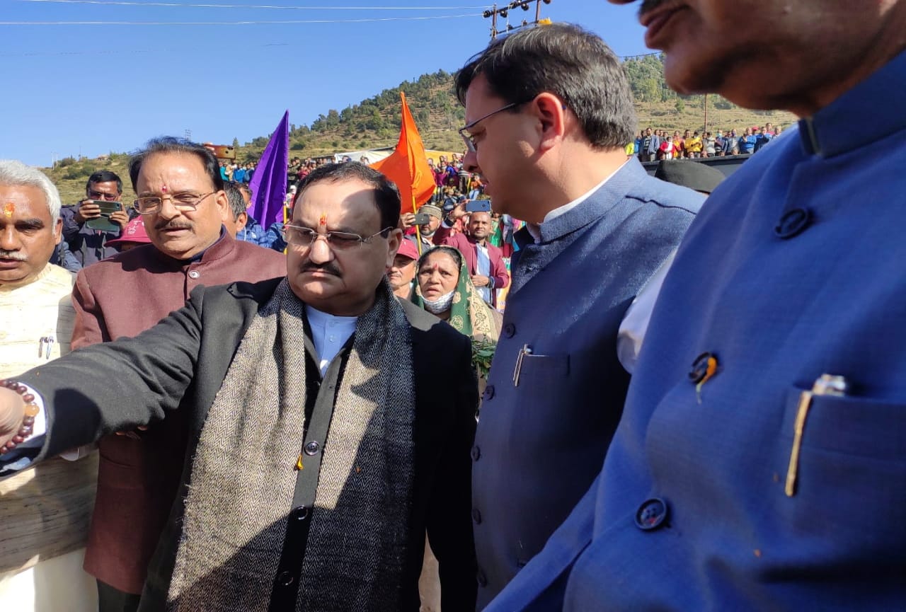uttarakhand election 2022 news: BJP National President JP Nadda starts shaheed samman yatra