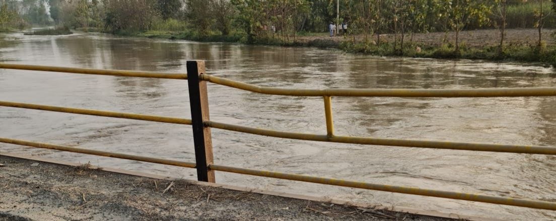 Water released from Uttarakhand into Ganganahar, Solani in spate