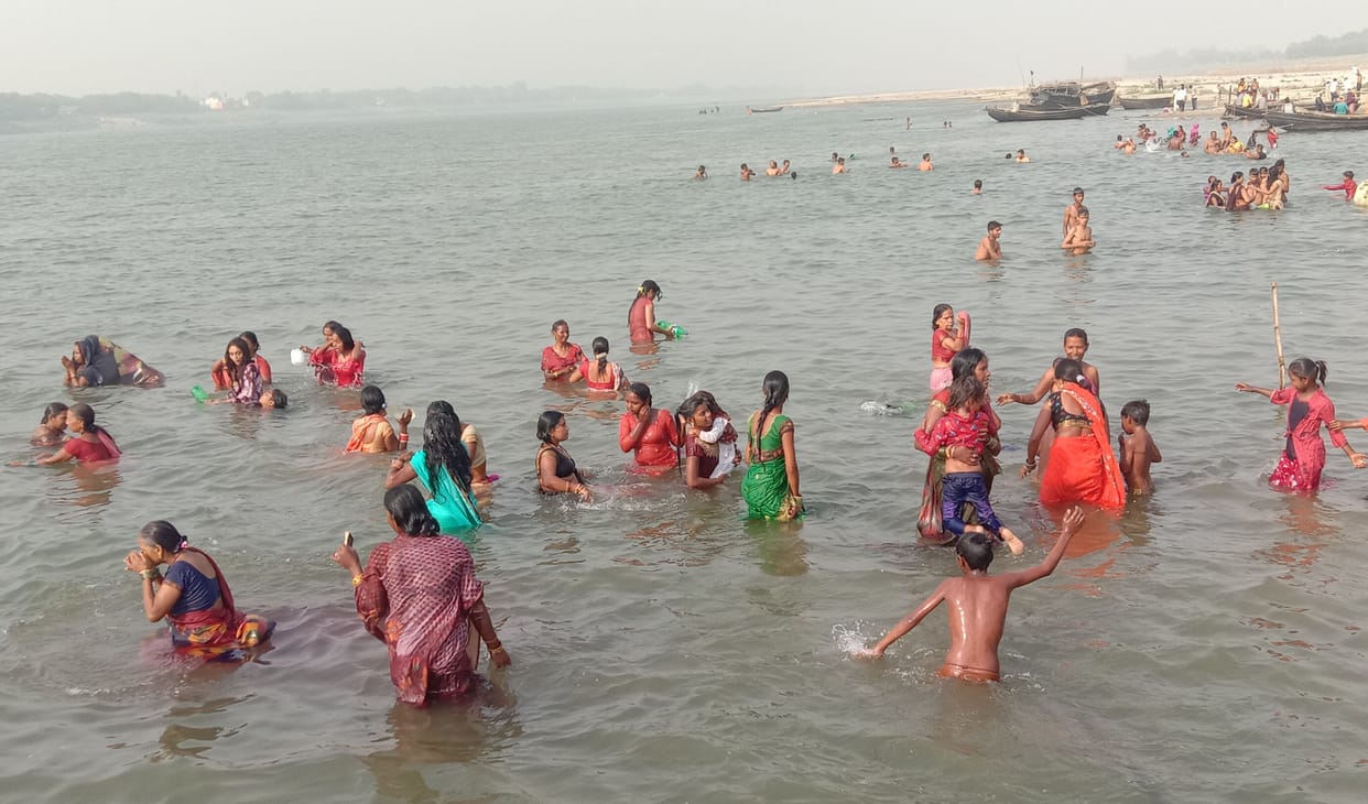 Ganga Bath on Devadthan Ekadashi