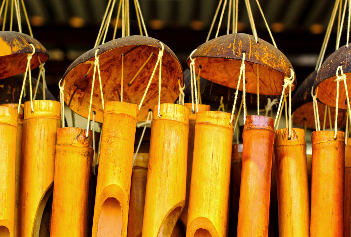 Wind chimes Choose the direction of wind chime according to the metal