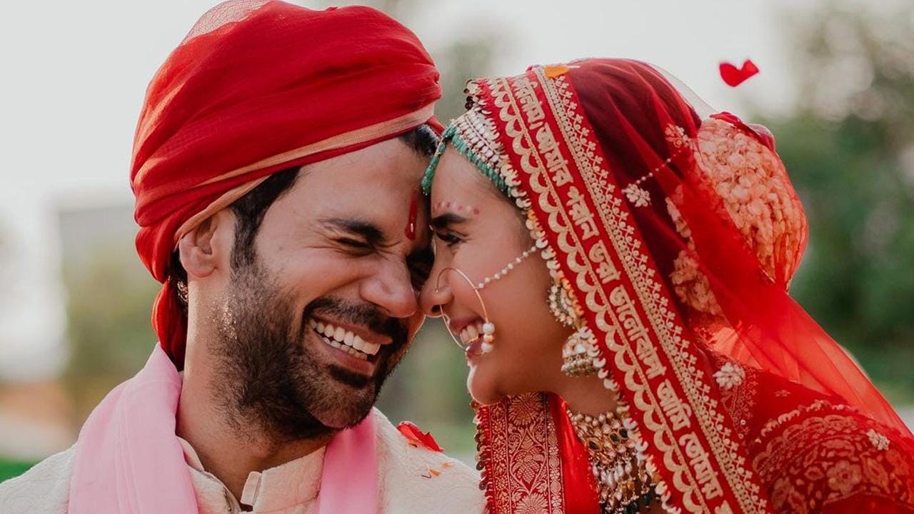 First Picture: Rajkummar Rao ties knot with girlfriend Patralekhaa, actor says, 'No greater happiness than being called your husband'