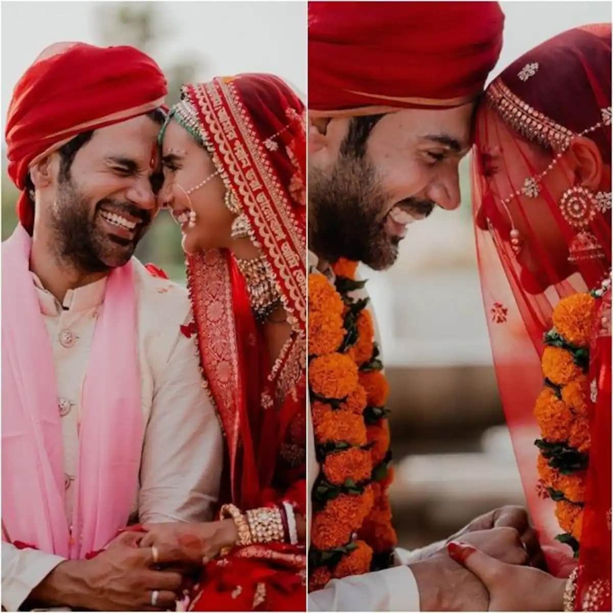 Rajkummar rao and patralekha wedding actor share new video actress put sindoor on him