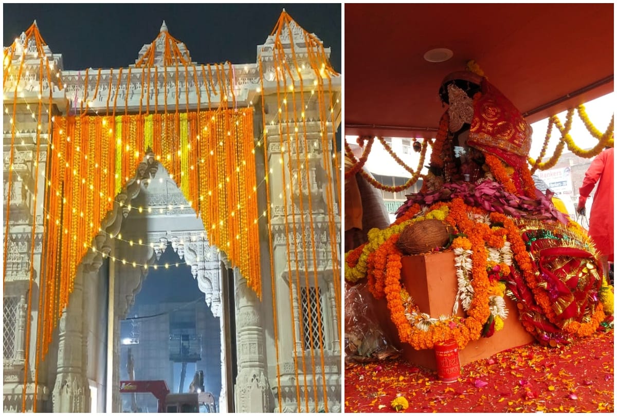 maa Annapurna iodl returned to varanasi after 108 years in  Kashi Vishwanath Dham decorated see photos