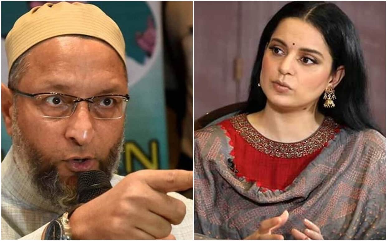 Asaduddin Owaisi targets kangana ranaut over bheek remark says Is sedition law only for Muslims