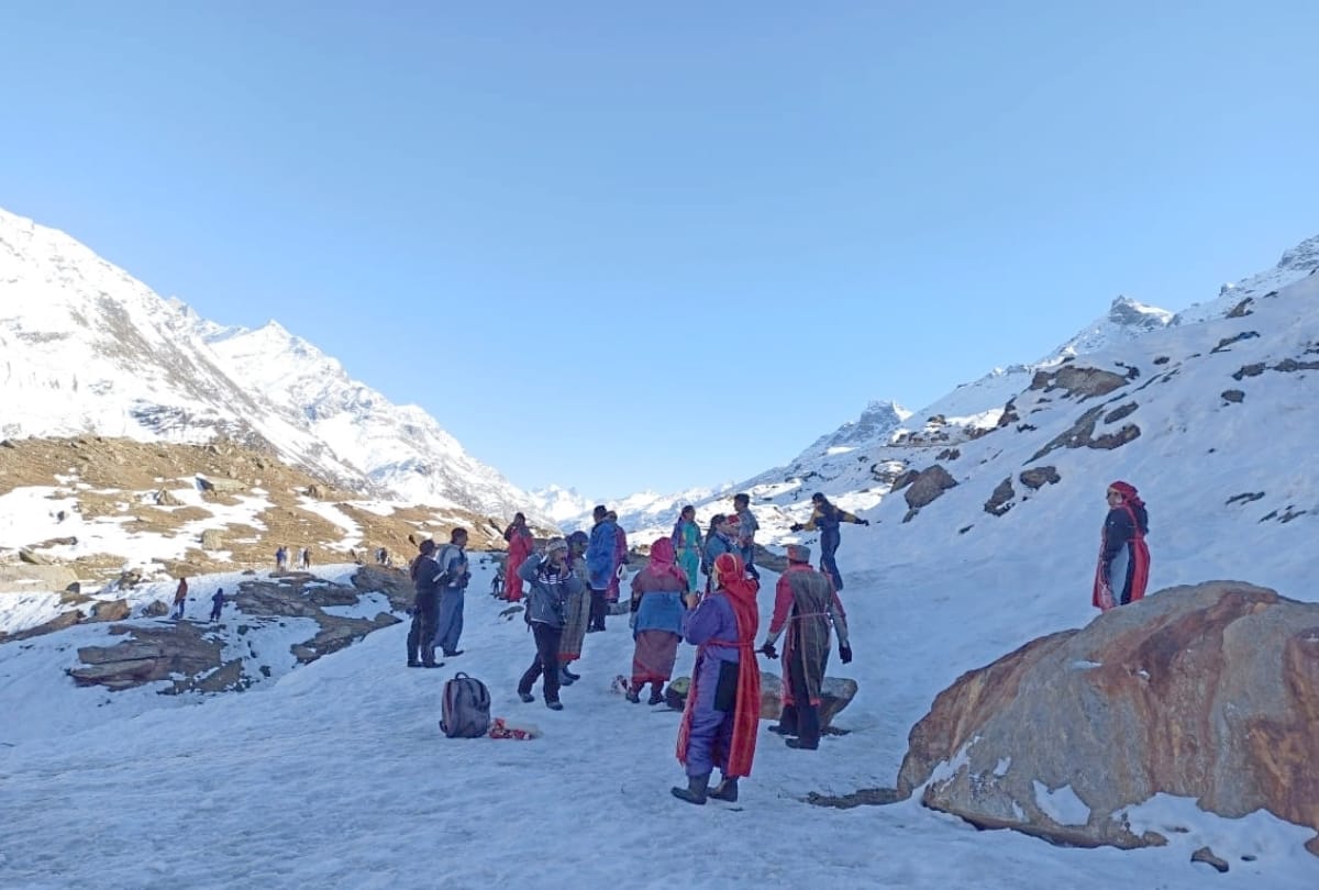 weather update himachal: minus temperature in Keylong Kalpa himachal pradesh