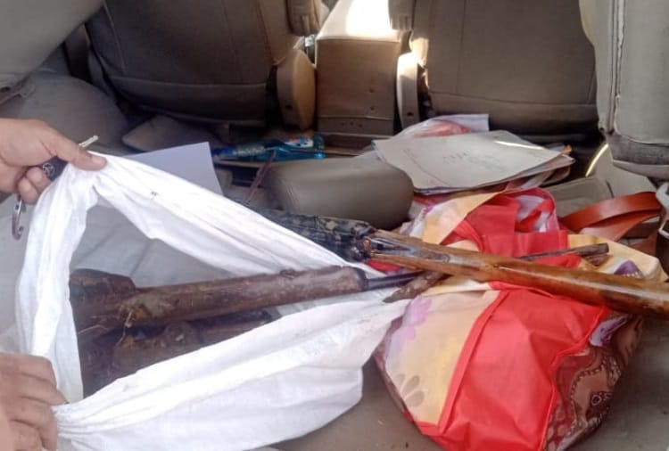Artillery shells and weapons Recovered from Bhakra canal in Punjab