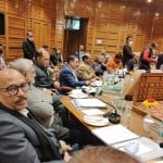 स्टैंडिंग कमेटी की बैठक लेते लोकसभा अध्यक्ष ओम बिड़ला।