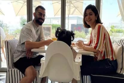 Social media: Anushka Sharma shared a beautiful picture in a swimsuit husband Virat Kohli gave such a reaction