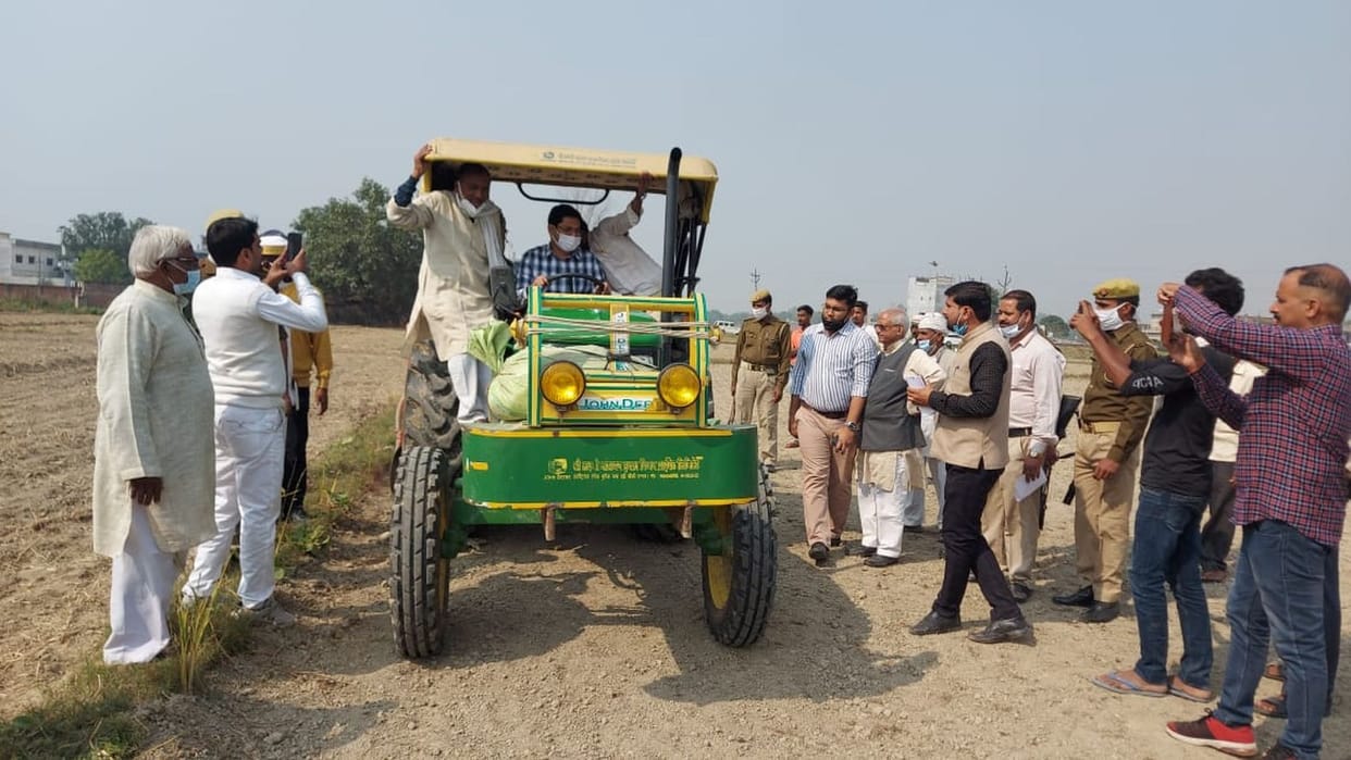 And when the DM took over the steering of the tractor