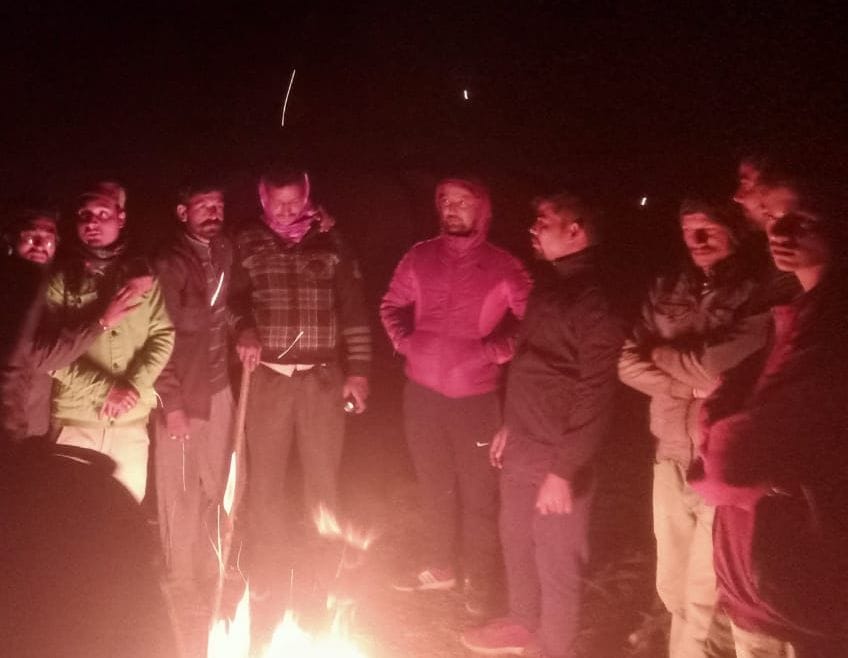 Argument between MLA and villagers, sit on dharna