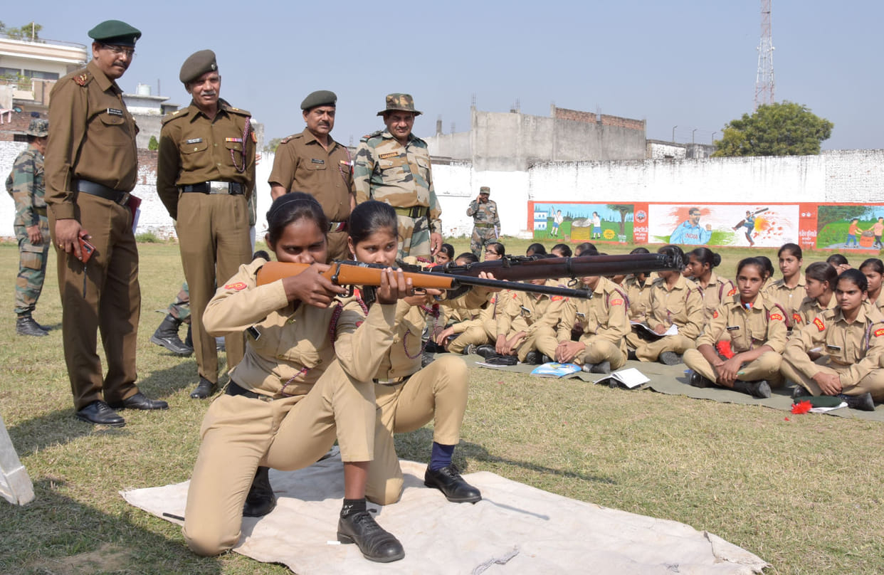 NCC cadets set perfect targets in the camp