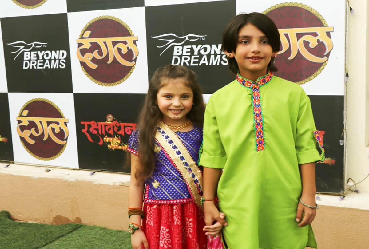 TV: Raksha Bandhan Rasal Apne Brother Ki Shield scored a century sliced cake on the set and something like this happened