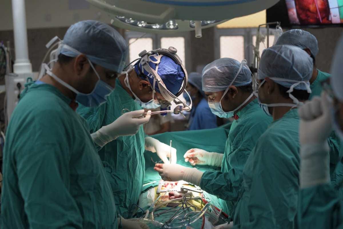 BHU successful surgery of main artery of body had big hole near aorta