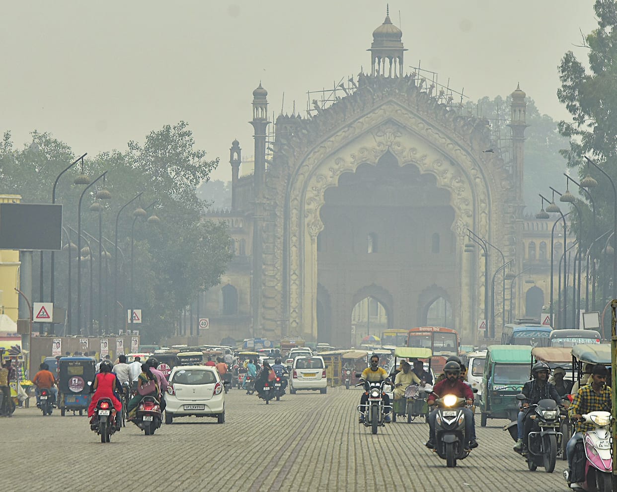 Chauk is the most polluted area in lucknow