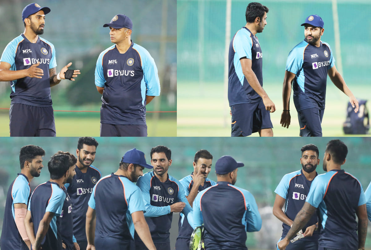 IND vs NZ: India's youth brigade is sweating heavily under the supervision of New Coach Rahul Dravid, before India vs New Zealand first T20, see photos