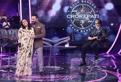 KBC 13 The team of Bunty Babli 2 reached Amitabh Bachchan show the stars danced with actor