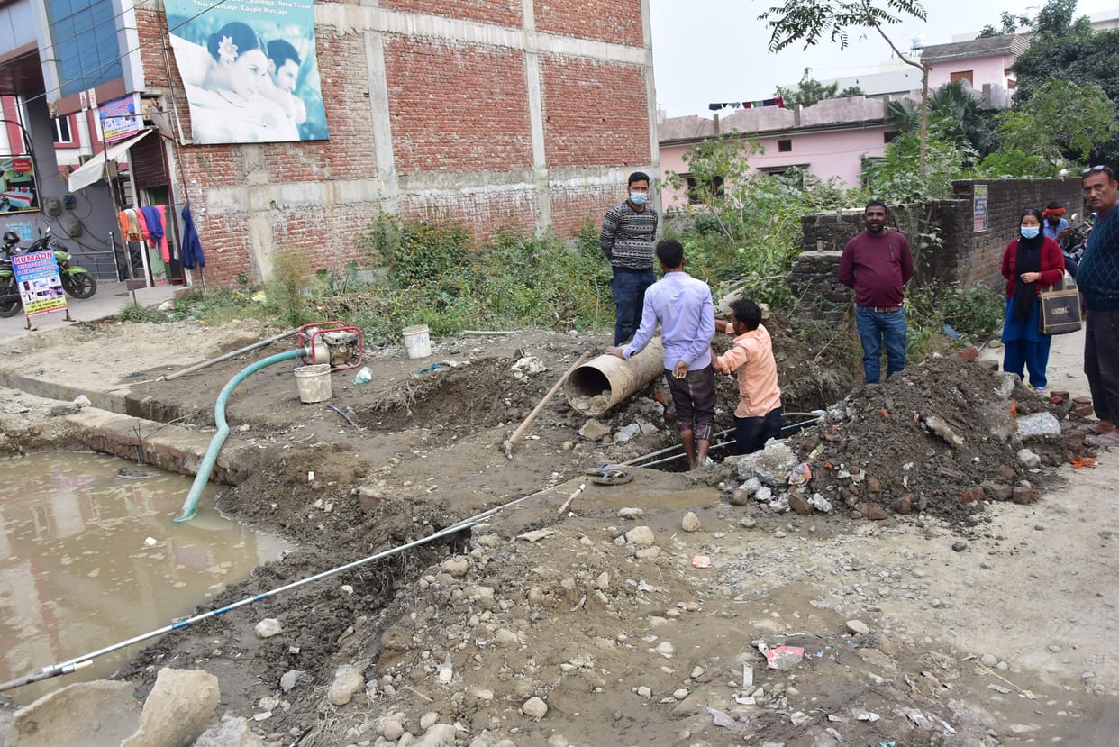 Orders given to the company laying the gas line to stop the work