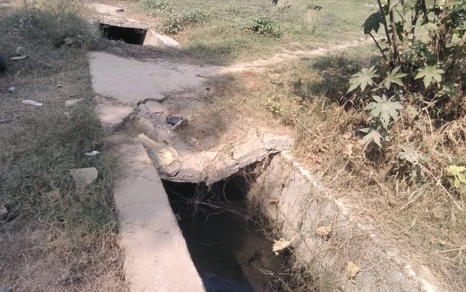 Accused of using substandard material in drain construction work