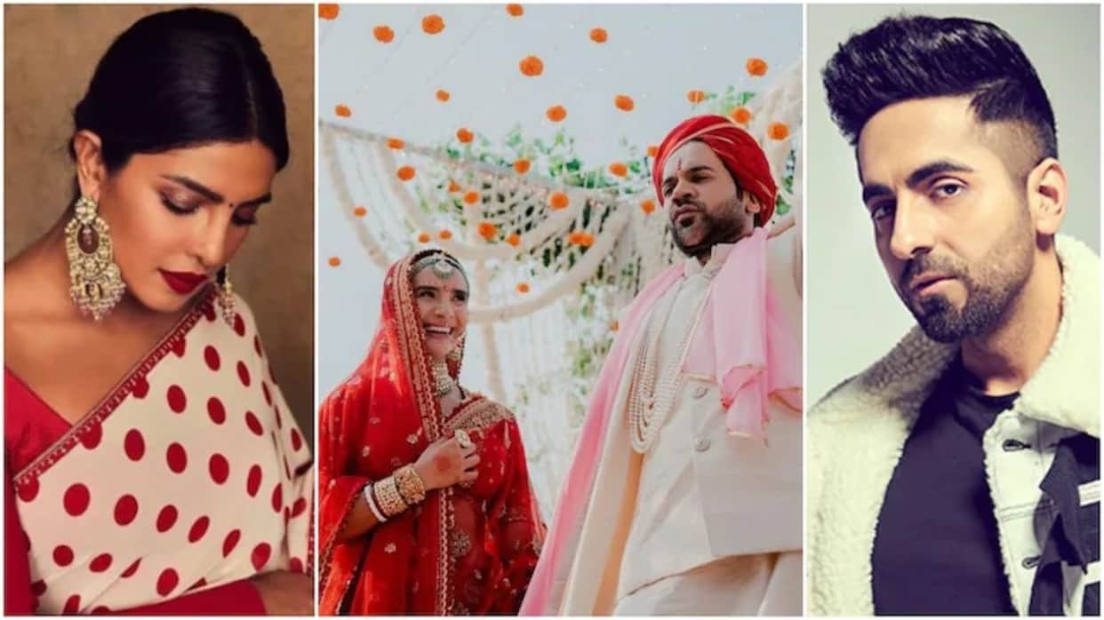 Rajkummar Rao-Patralekhaa Wedding: From Priyanka Chopra to Ayushmann Khurrana, celebs congratulated Rajkummar Rao and Patralekha on their wedding