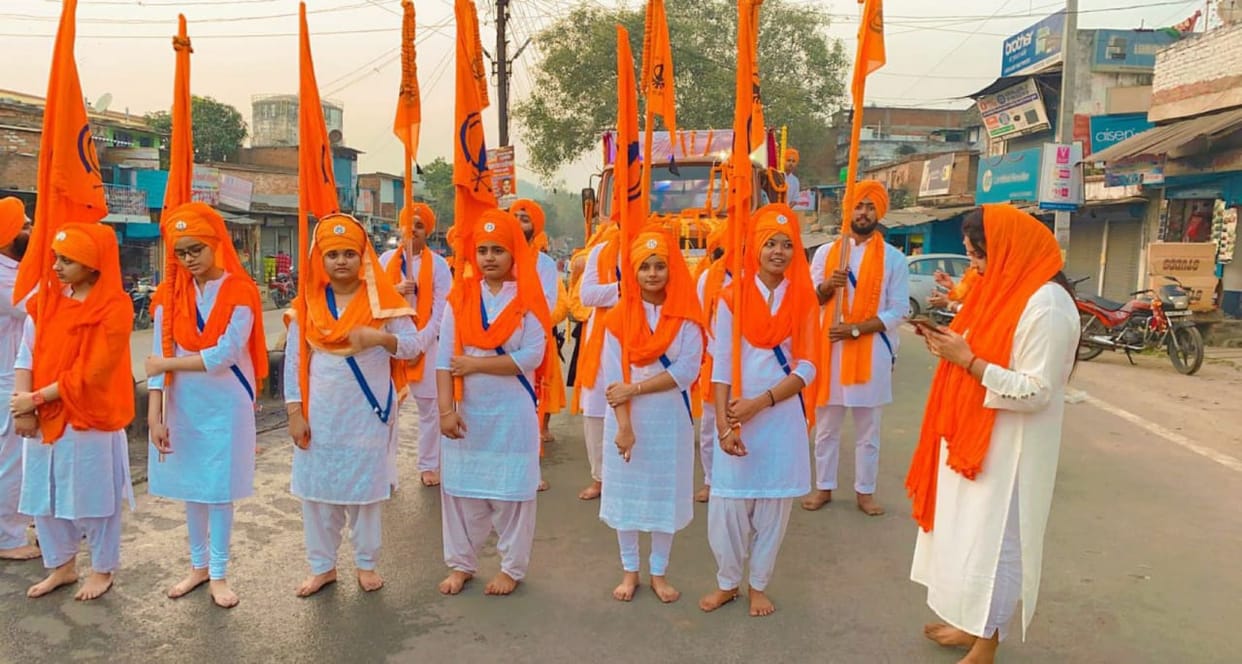 Flowers showered on Guru Granth Sahib, tableaux made me happy