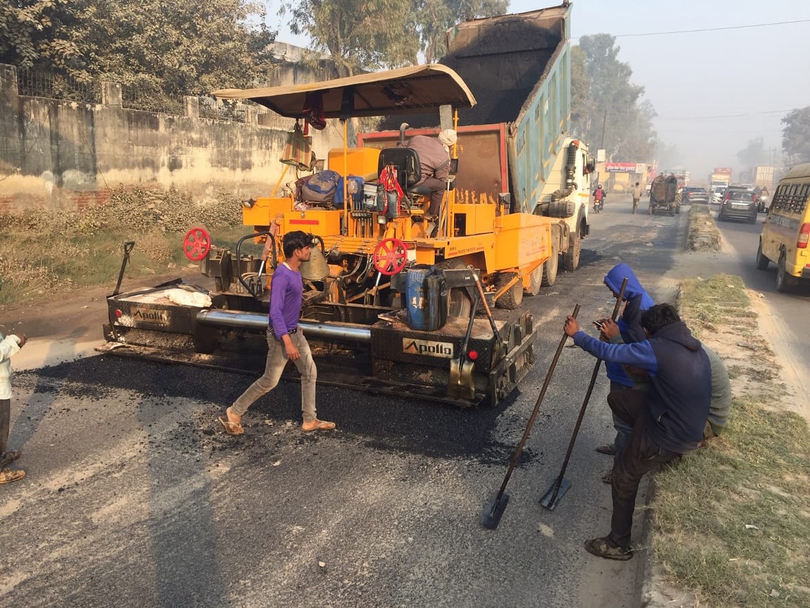 Condition of National Highway started to improve, pits started filling from EPE to Loni