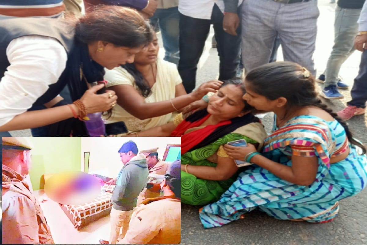 Meerut News: the family have ruckus and blocked the road after the murder of the girl in mandap and see photos