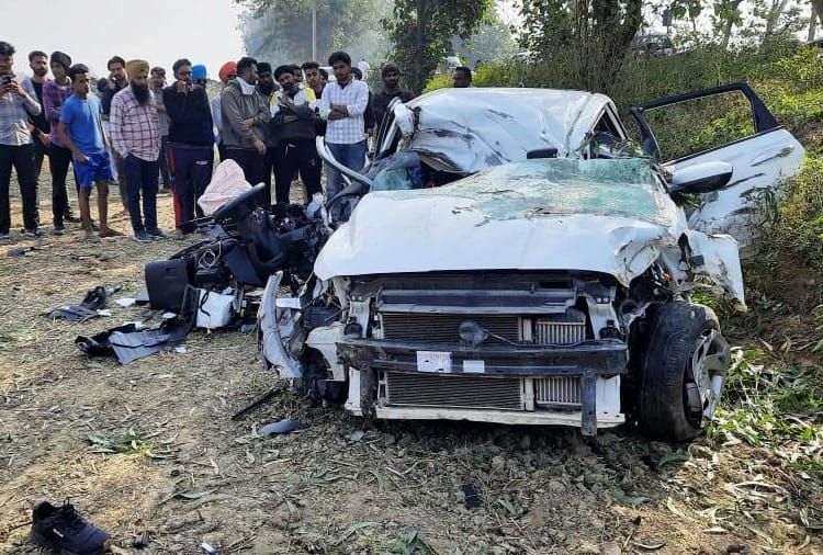 Three killed in road accident in Batala of Punjab