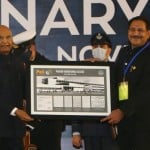 पेक के शताब्दी समारोह में पहुंचे राष्ट्रपति रामनाथ कोविंद।