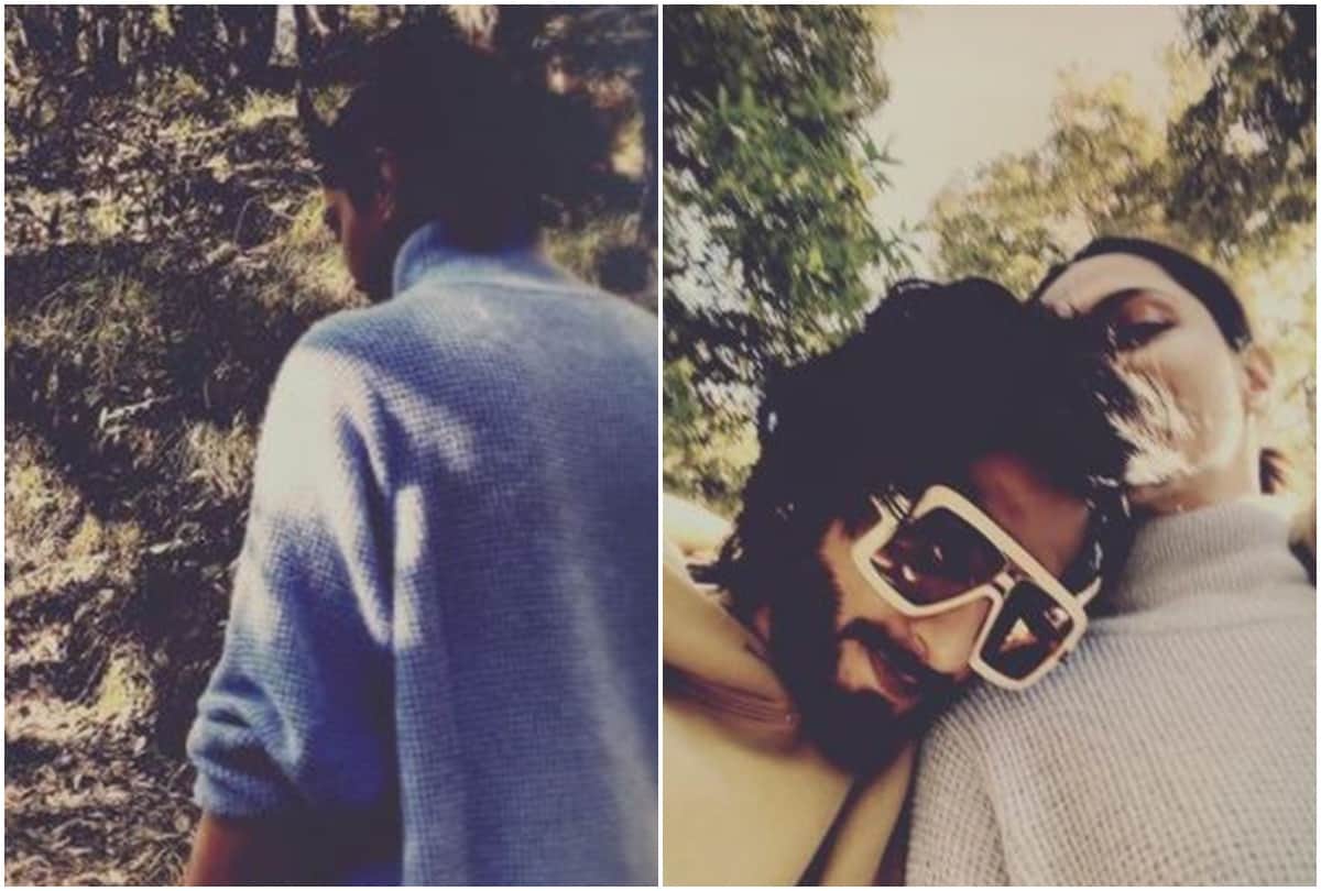 Ranveer singh and deepika padukone share photo of their third wedding anniversary photos on social media