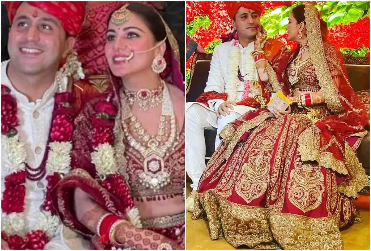 Wedding Album: Husband Rahul Sharma lifts Shraddha Arya in her arms at wedding all eyes were on the bride and groom