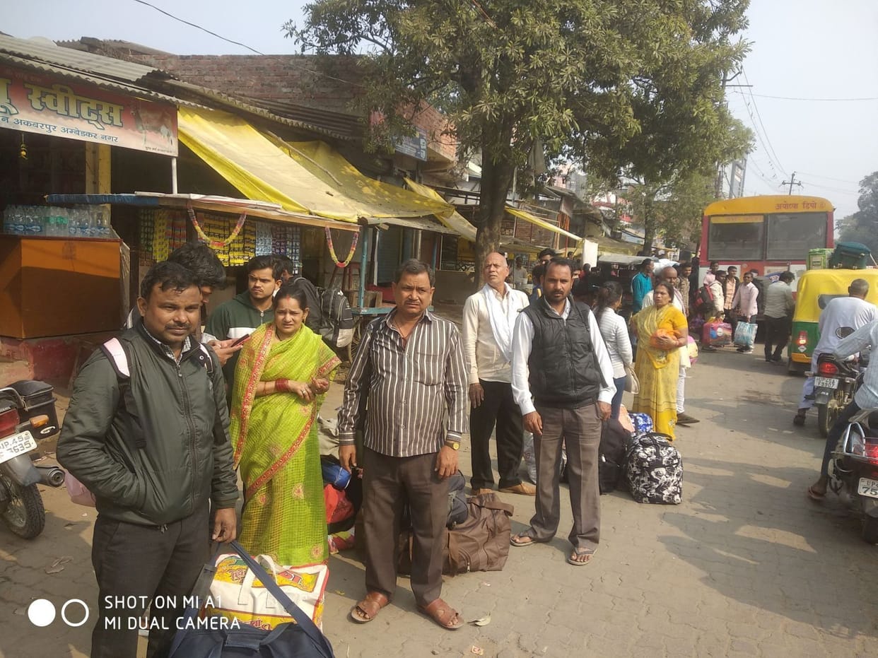 Passengers had to wait for hours for buses