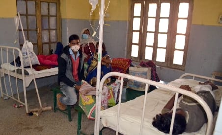 Two patients suffering from diarrhea admitted to isolation ward