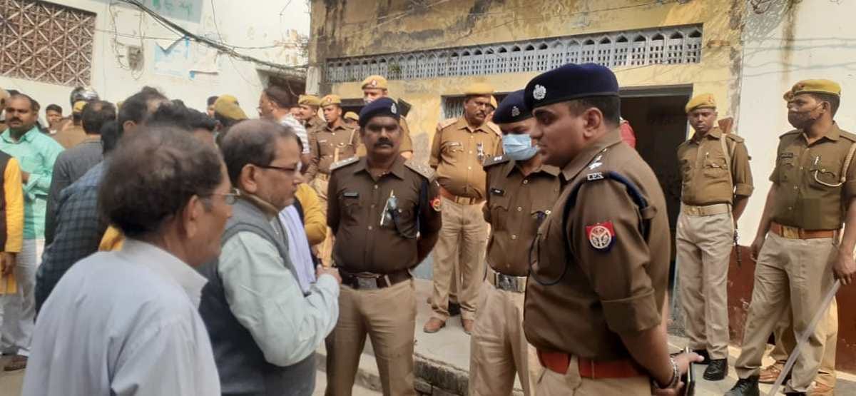 Police recovered girl in critical condition fear of rape police force deployed in village in azamgarh