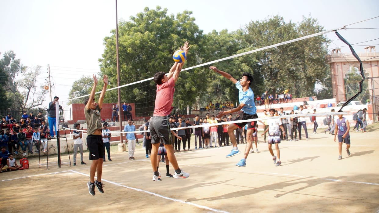 District level school sports: Hisar-2 team became the winner in volleyball