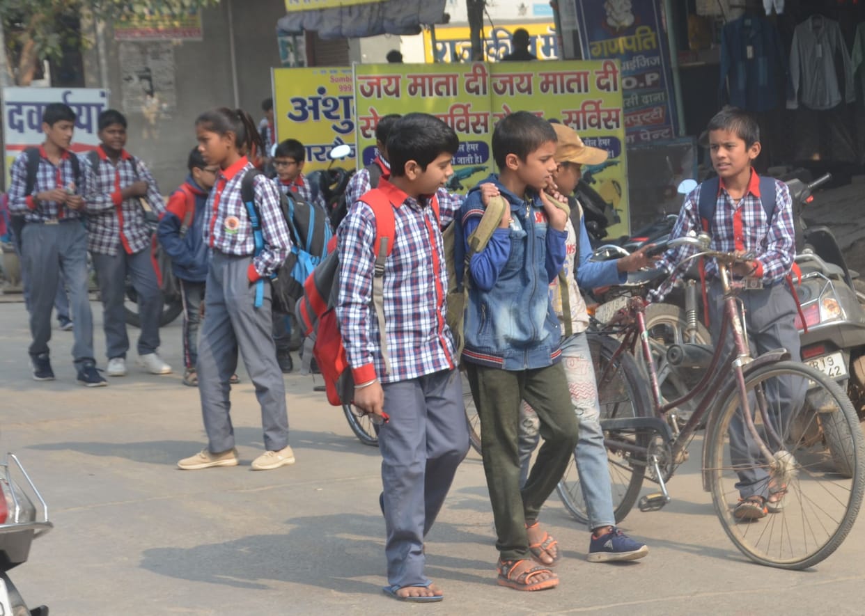 1.34 crores deposited in the accounts of allowances, yet the students went to school without shoes and sweaters