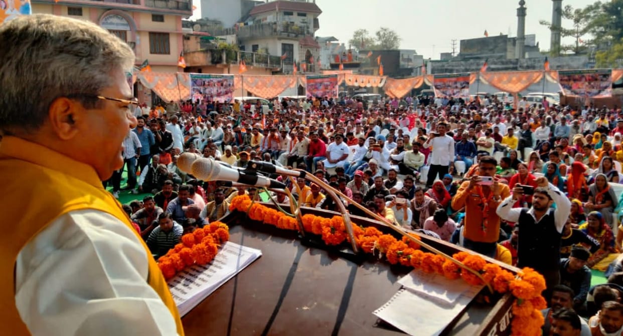 uttarakhand election 2022 news: BJP National General Secretary Dushyant Gautam says future is safe only in BJP