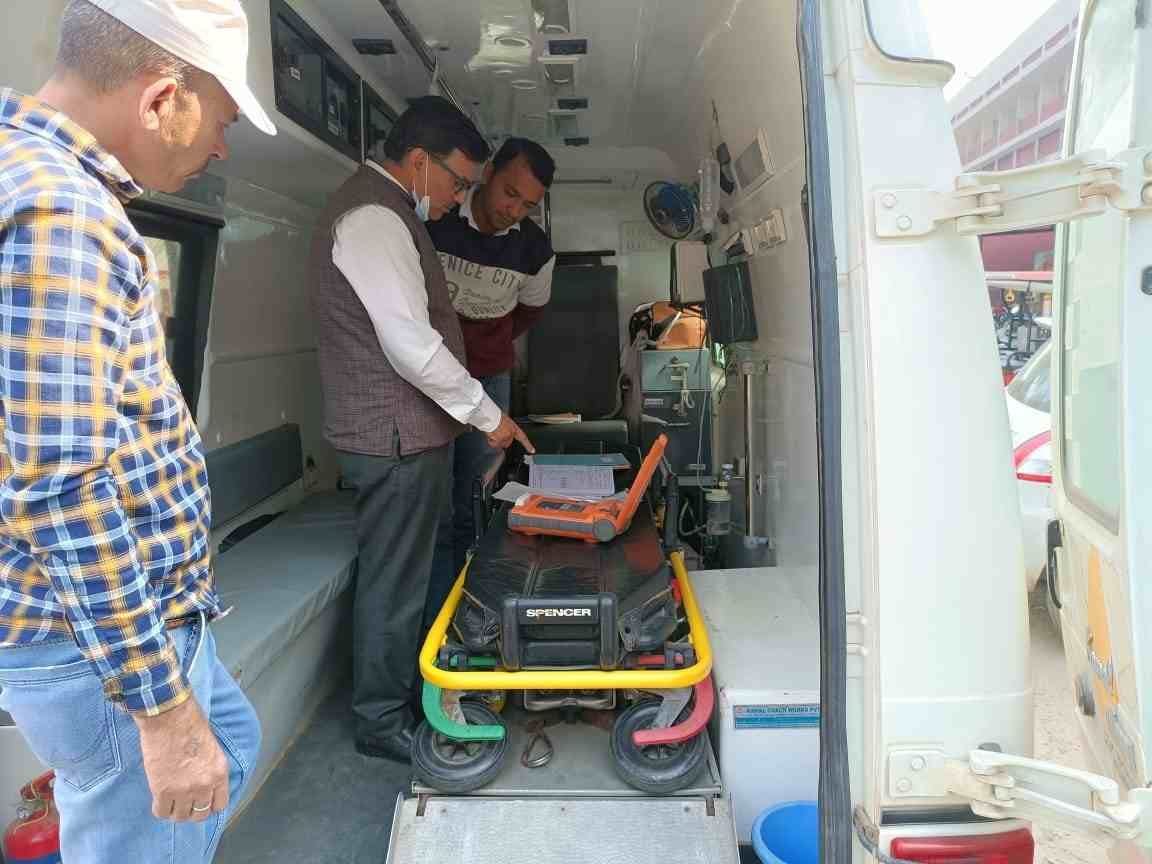 Training will be given to PT driver like EMT posted in ambulance