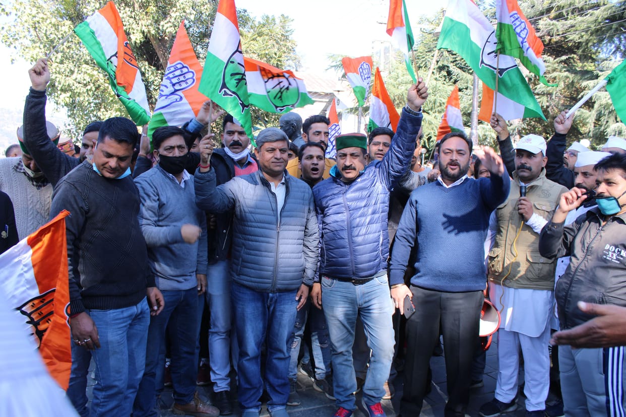 Congress took out padyatra against unemployment, inflation