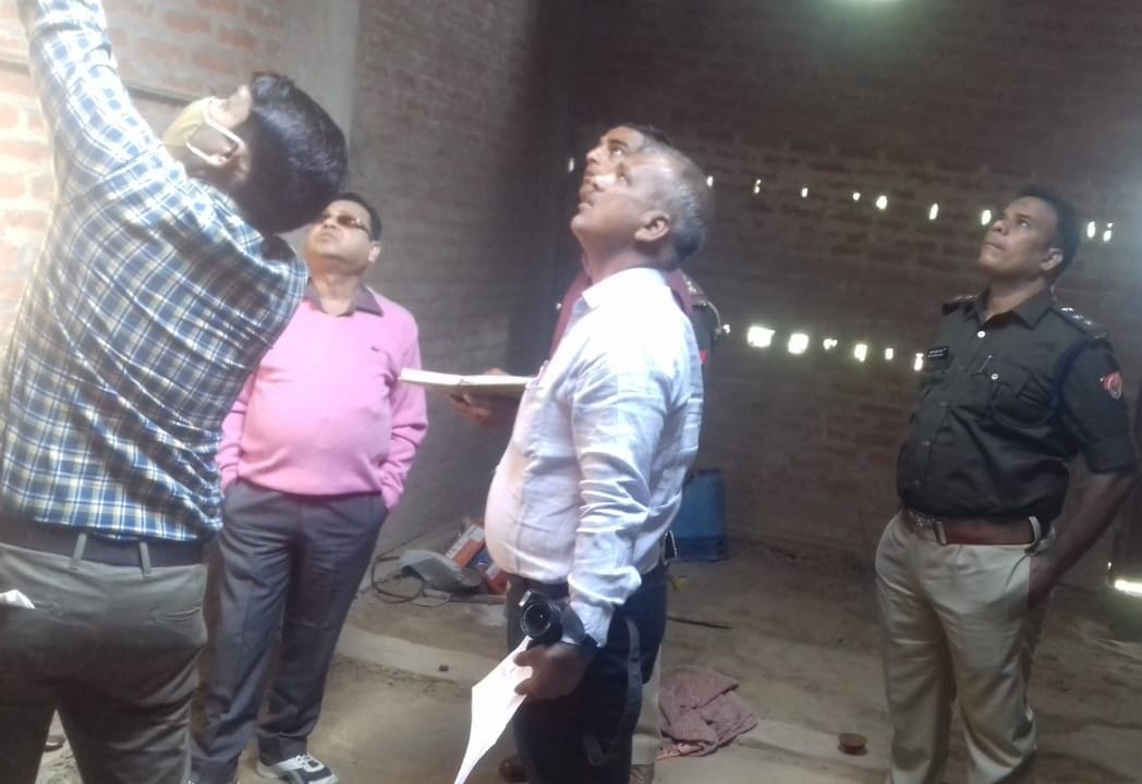 Recreated crime scene of businessman's murder